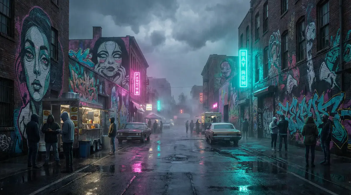 秦嘉倪 - 雨夜壁画街